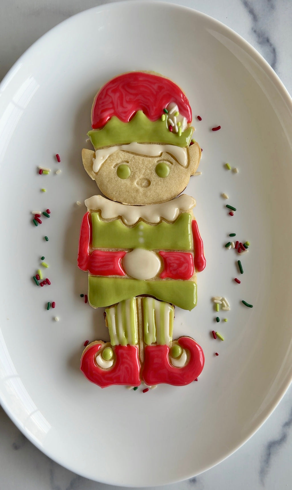 Elf Cookie Puzzle Decorating Kit