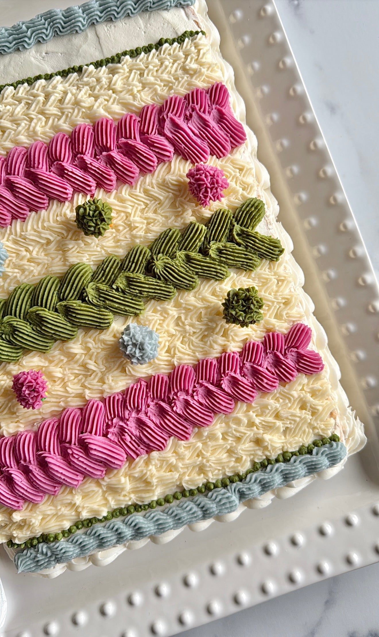 Cozy Knit Sweater Cake