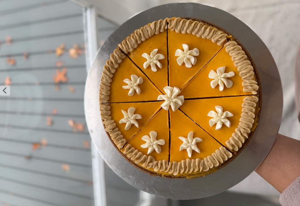 Festive Cookie Cake - Pumpkin Pie Design